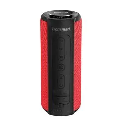 Tronsmart Element T6 Plus Portable Bluetooth 5.0 Speaker With 40W Max Output, Deep Bass, IPX6 Waterproof, TWS - Red
