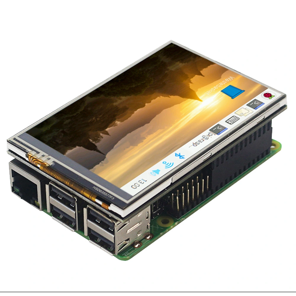 3.5 Inch Raspberry Pi 3 Model B Touch Screen With 480*320 LCD Display, Touch Pen, For Raspberry Pi 4 Model B/3B+/3B, Blue 4 3.5 Inch Raspberry Pi 3 Model B Touch Screen With 480*320 LCD Display, Touch Pen, For Raspberry Pi 4 Model B/3B+/3B, Blue - Image 2