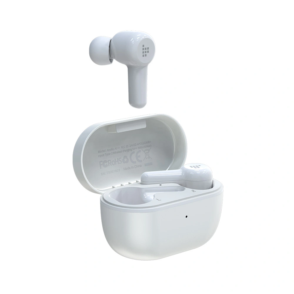 Tronsmart Apollo Air+ ANC TWS Earphones Qualcomm QCC3046 35dB Noise Cancelling AptX Adaptive Customized Graphene Driver - White 4 Tronsmart Apollo Air+ ANC TWS Earphones Qualcomm QCC3046 35dB Noise Cancelling AptX Adaptive Customized Graphene Driver - White - Image 2