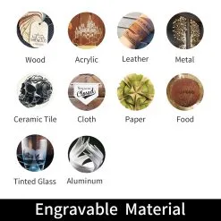 Aufero Laser 2 LU2-4 SF Laser Engraving Machine, 32Bit Motherboard, Optically Compressed Laser, 10,000mm/min, 24V/2A, High Precision -Headphones & Earphones shop Aufero Laser 2 LU2 4 SF Laser Engraving Machine 496235 4