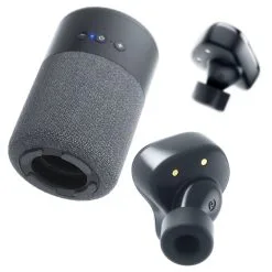 B20 2in1 Mini Portable Outdoor Wireless Speaker With Earphone Touch Control - Black -Headphones & Earphones shop B20 2in1 Bluetooth Speaker with Earbuds Black 479446 4