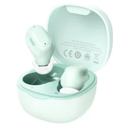 Baseus WM01 TWS Wireless Earphone Bluetooth 5.0 HD Headphones Touch Control Earbuds For IOS/Android - Green