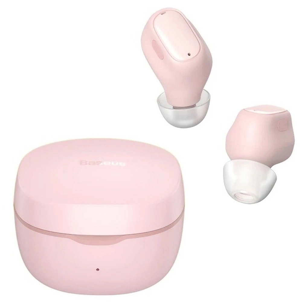 Baseus WM01 TWS Wireless Earphone Bluetooth 5.0 HD Headphones Touch Control Earbuds For IOS/Android - Pink 3 Baseus WM01 TWS Wireless Earphone Bluetooth 5.0 HD Headphones Touch Control Earbuds For IOS/Android - Pink