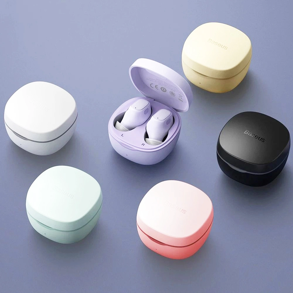 Baseus WM01 TWS Wireless Earphone Bluetooth 5.0 HD Headphones Touch Control Earbuds For IOS/Android - Pink 4 Baseus WM01 TWS Wireless Earphone Bluetooth 5.0 HD Headphones Touch Control Earbuds For IOS/Android - Pink - Image 2