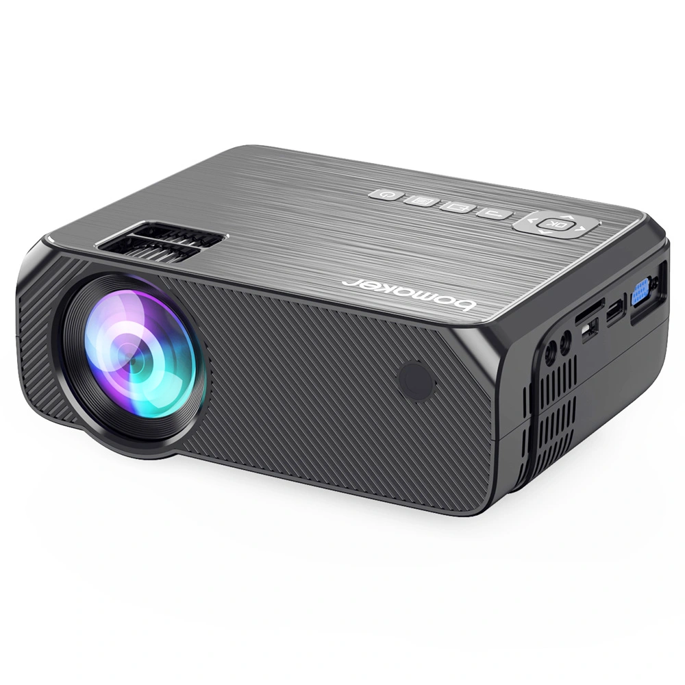 Bomaker GC355 Native 720P Projector 200 ANSI Lumens IOS Android Wireless Screen Mirroring - Gray 3 Bomaker GC355 Native 720P Projector 200 ANSI Lumens IOS Android Wireless Screen Mirroring - Gray