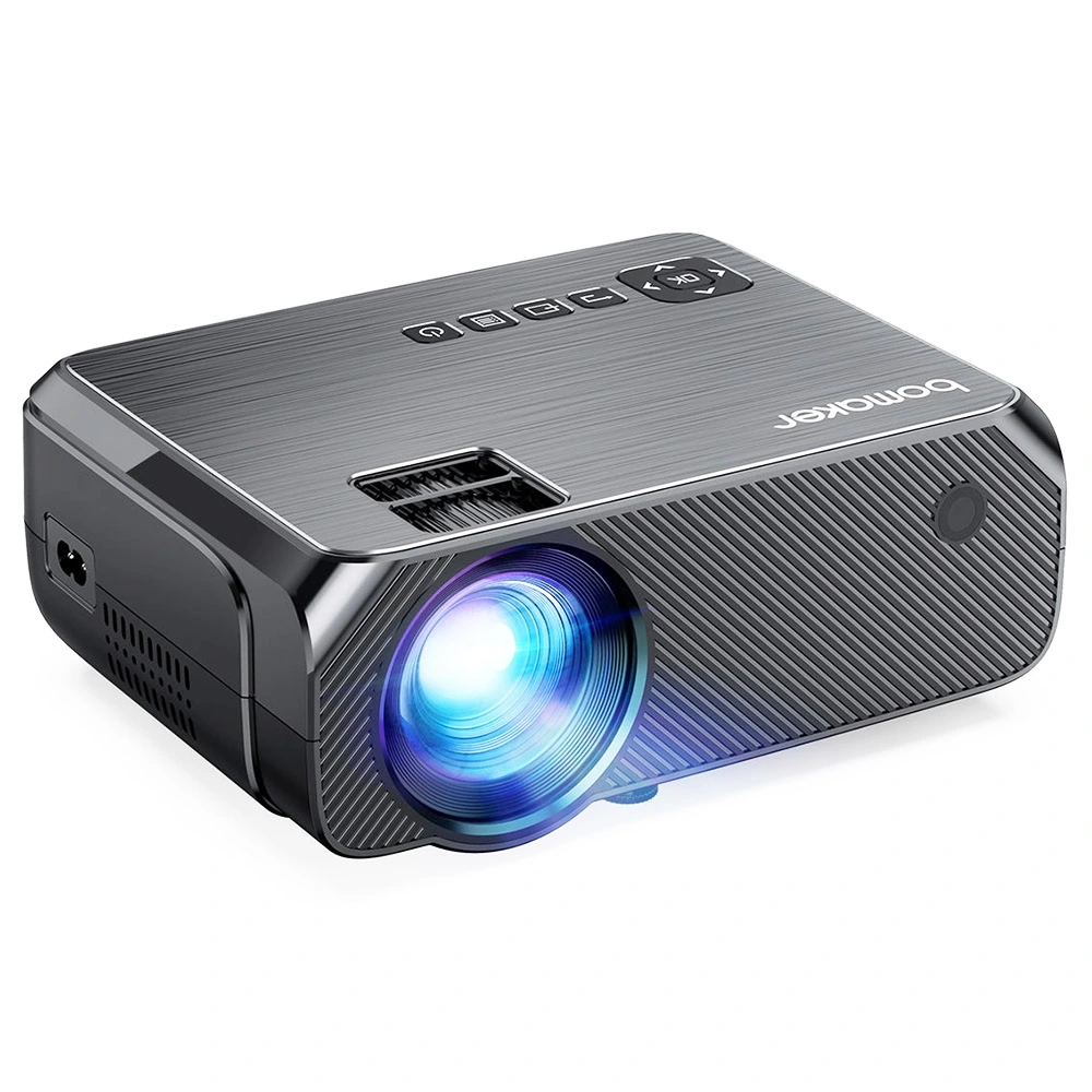 Bomaker GC355 Native 720P Projector 200 ANSI Lumens IOS Android Wireless Screen Mirroring - Gray 4 Bomaker GC355 Native 720P Projector 200 ANSI Lumens IOS Android Wireless Screen Mirroring - Gray - Image 2