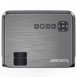 Bomaker GC355 Native 720P Projector 200 ANSI Lumens IOS Android Wireless Screen Mirroring - Gray 11 Bomaker GC355 Native 720P Projector 200 ANSI Lumens IOS Android Wireless Screen Mirroring - Gray -Headphones & Earphones shop Bomaker GC355 720P Projector Gray 495946 3 1