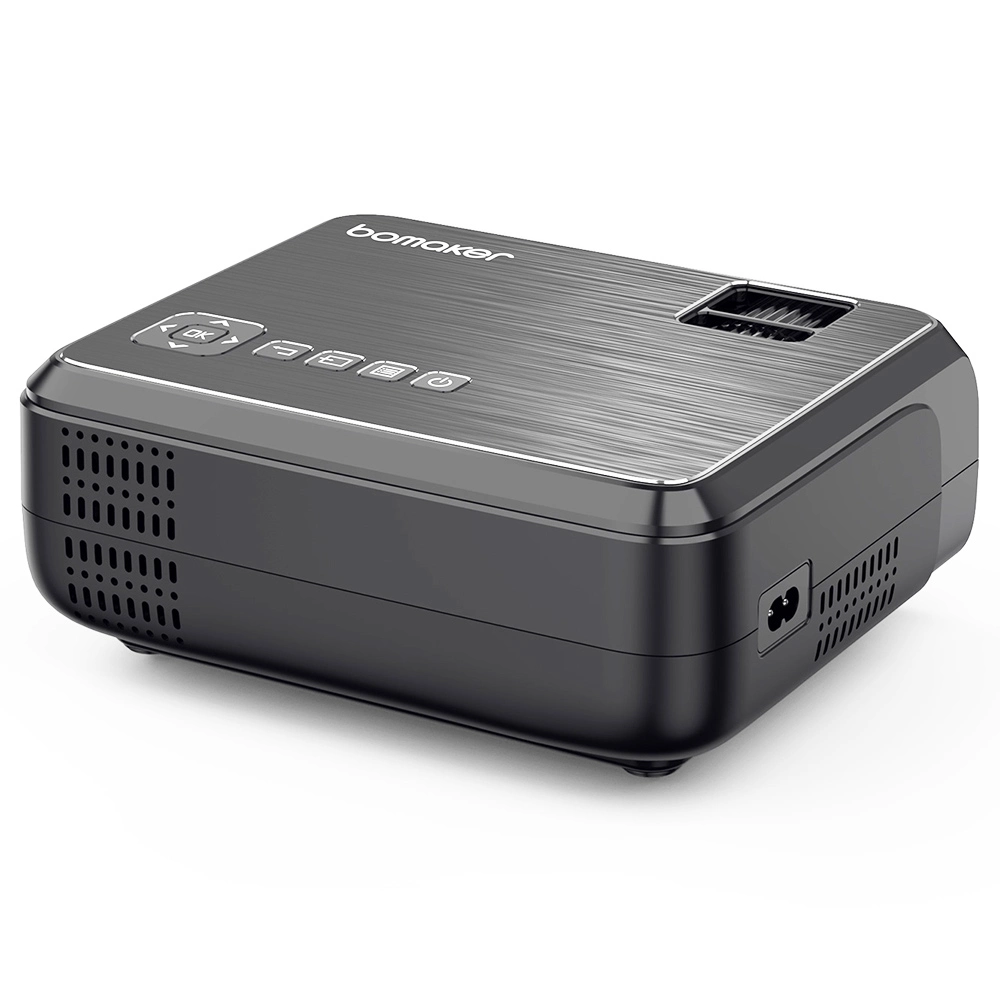 Bomaker GC355 Native 720P Projector 200 ANSI Lumens IOS Android Wireless Screen Mirroring - Gray 8 Bomaker GC355 Native 720P Projector 200 ANSI Lumens IOS Android Wireless Screen Mirroring - Gray - Image 6