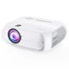 Bomaker S5 Projector Native 720P 150 ANSI Lumens Wi-Fi Screen Mirroring Bluetooth Speakers - White 2 Bomaker S5 Projector Native 720P 150 ANSI Lumens Wi-Fi Screen Mirroring Bluetooth Speakers - White -Headphones & Earphones shop Bomaker S5 720P Projector White 495950 0 1