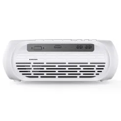 Bomaker S5 Projector Native 720P 150 ANSI Lumens Wi-Fi Screen Mirroring Bluetooth Speakers - White 13 Bomaker S5 Projector Native 720P 150 ANSI Lumens Wi-Fi Screen Mirroring Bluetooth Speakers - White -Headphones & Earphones shop Bomaker S5 720P Projector White 495950 5 1