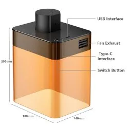 LaserPecker L1 Mini Bluetooth Laser Engraver Suit With Protective Shell App Control Overheat Shutdown Protective Glasses - Black 10 LaserPecker L1 Mini Bluetooth Laser Engraver Suit With Protective Shell App Control Overheat Shutdown Protective Glasses - Black -Headphones & Earphones shop Compact Laser Engraver Machine LaserPecker Mini Desktop Laser Engravi 901261