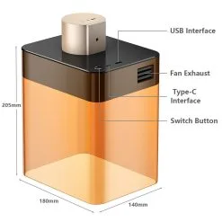LaserPecker L1 Mini Bluetooth Laser Engraver Suit With Protective Shell App Control Overheat Shutdown Protective Glasses - Gold 10 LaserPecker L1 Mini Bluetooth Laser Engraver Suit With Protective Shell App Control Overheat Shutdown Protective Glasses - Gold -Headphones & Earphones shop Compact Laser Engraver Machine LaserPecker Mini Desktop Laser Engravi 901269 1 1