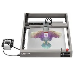 Creality Falcon2 22W Laser Engraver Cutter, Pre-assembled, Integrated Air Assist, 0.1mm Compressed Spot, 25000mm/min Engraving Speed, Triple Monitoring Systems, Offline Dynamic Preview, 400*415mm, US Plug