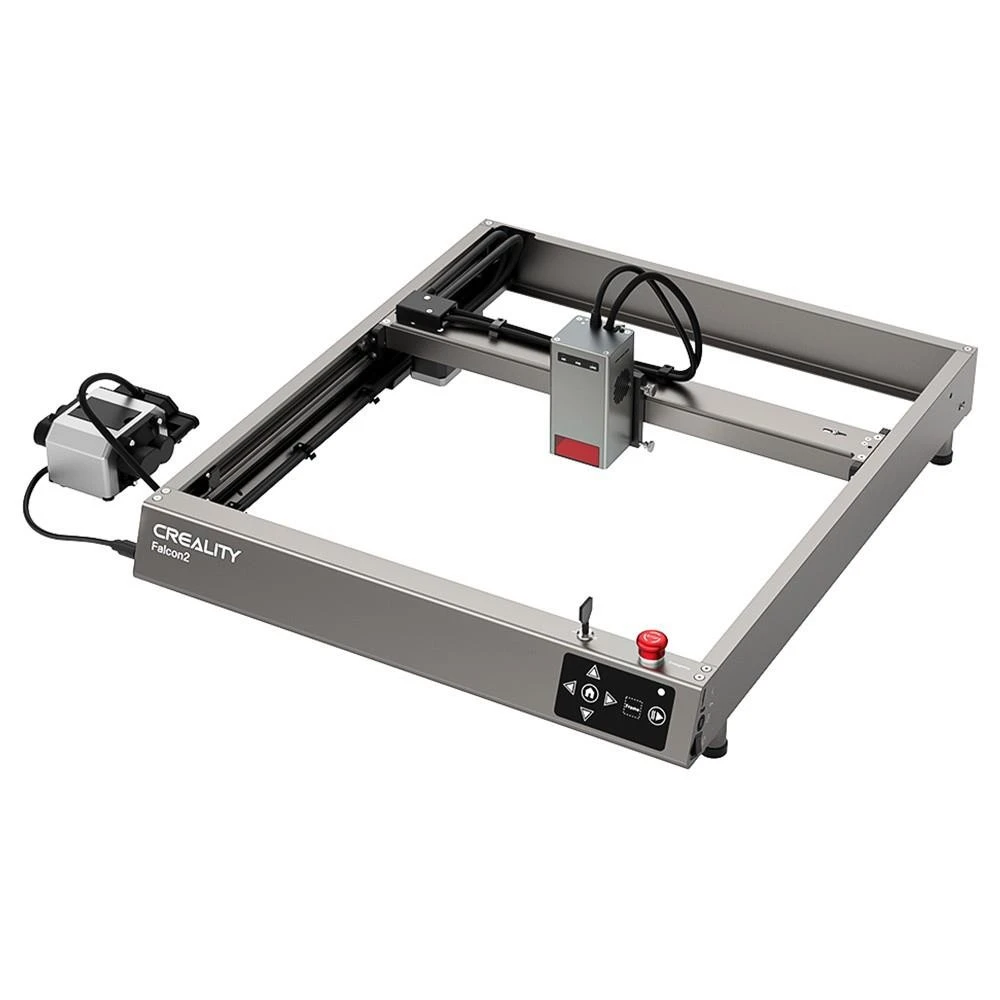 Creality Falcon2 22W Laser Engraver Cutter, Pre-assembled, Integrated Air Assist, 0.1mm Compressed Spot, 25000mm/min Engraving Speed, Triple Monitoring Systems, Offline Dynamic Preview, 400*415mm, US Plug 4 Creality Falcon2 22W Laser Engraver Cutter, Pre-assembled, Integrated Air Assist, 0.1mm Compressed Spot, 25000mm/min Engraving Speed, Triple Monitoring Systems, Offline Dynamic Preview, 400*415mm, US Plug - Image 2