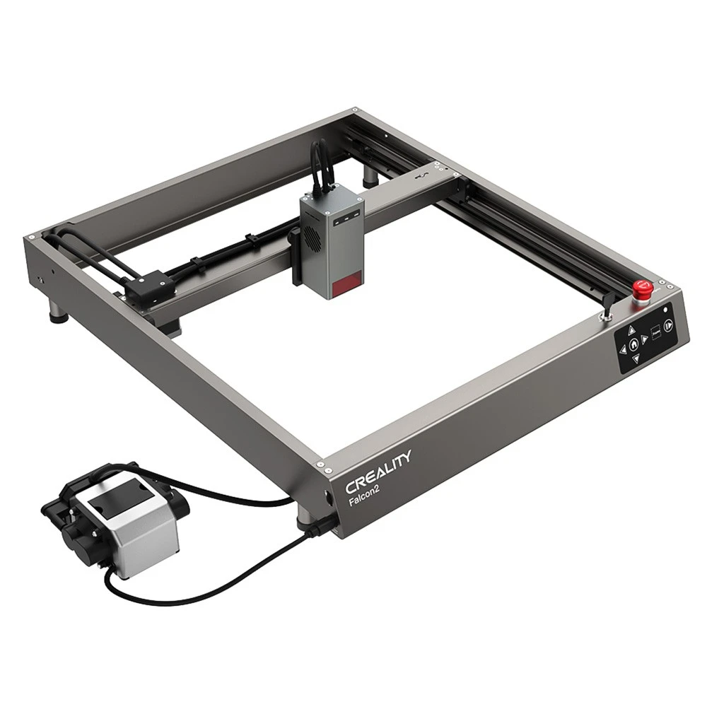 Creality Falcon2 22W Laser Engraver Cutter, Pre-assembled, Integrated Air Assist, 0.1mm Compressed Spot, 25000mm/min Engraving Speed, Triple Monitoring Systems, Offline Dynamic Preview, 400*415mm 6 Creality Falcon2 22W Laser Engraver Cutter, Pre-assembled, Integrated Air Assist, 0.1mm Compressed Spot, 25000mm/min Engraving Speed, Triple Monitoring Systems, Offline Dynamic Preview, 400*415mm - Image 4