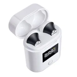 D019 True Wireless Bluetooth 5.0 Earphones Binaural Call LED Power Display 120 Hours Standby Time - Black -Headphones & Earphones shop D019 TWS Wireless Bluetooth 5 0 Headset 889486