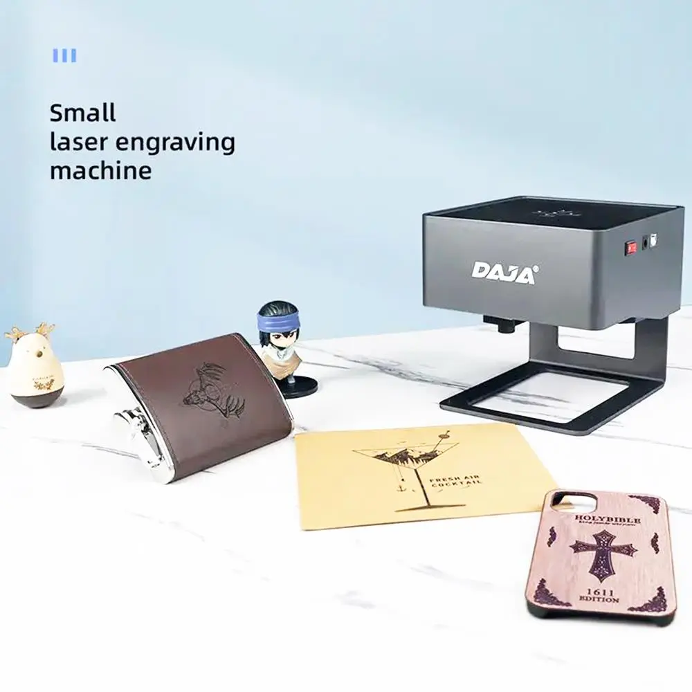 DAJA DJ6 3W Mini Laser Engraver, APP Control, 80mm*80mm - US Plug 5 DAJA DJ6 3W Mini Laser Engraver, APP Control, 80mm*80mm - US Plug - Image 3