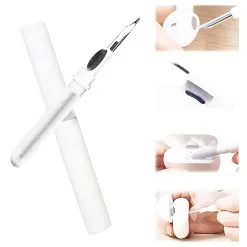 Earbuds Cleaning Pen For Headphones, Airpods, Tablet, Watch, Laptop, Mobile Phone, Keyboard, Camera - White