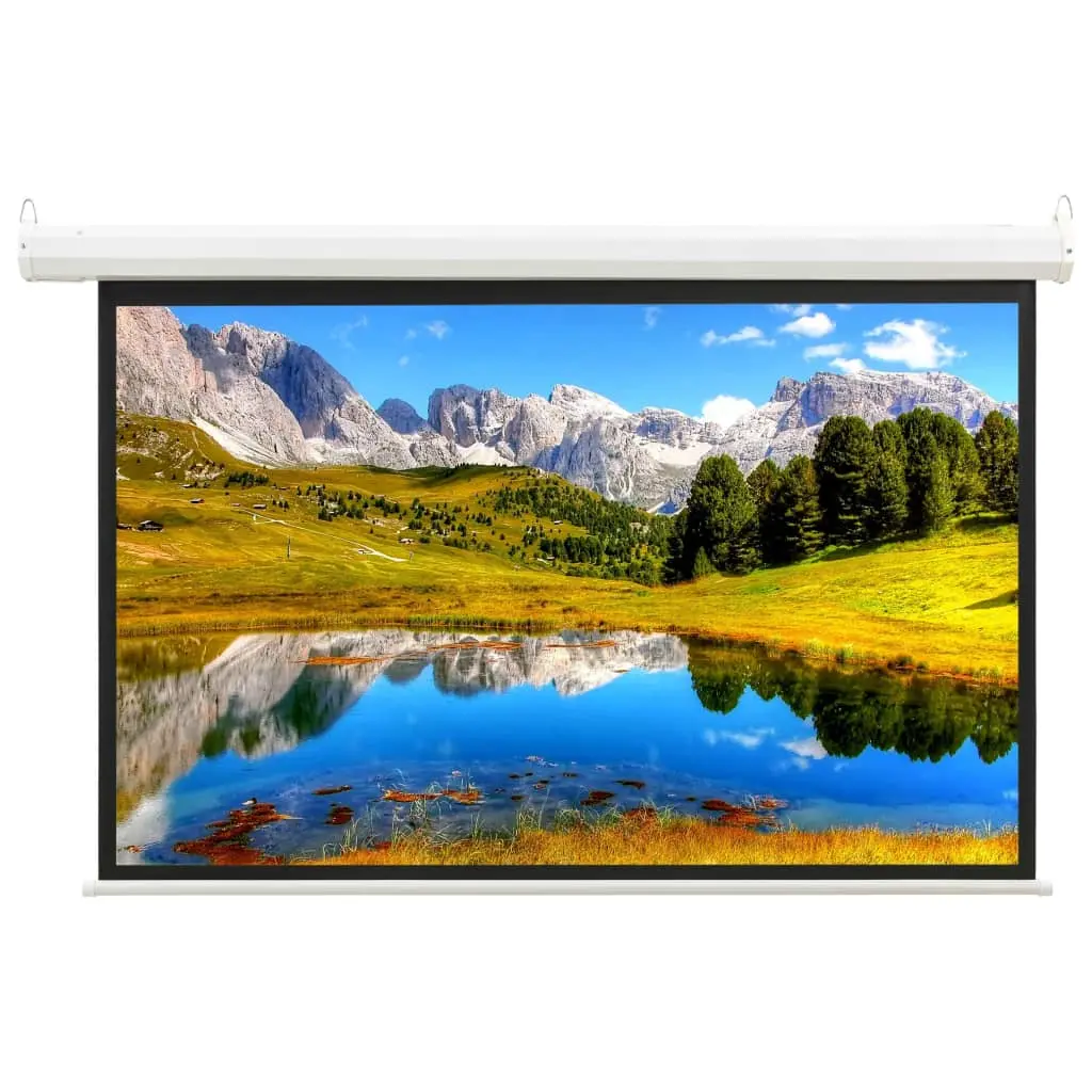Electric Projection Screen With Remote Control 74" 4:3 3 Electric Projection Screen With Remote Control 74" 4:3
