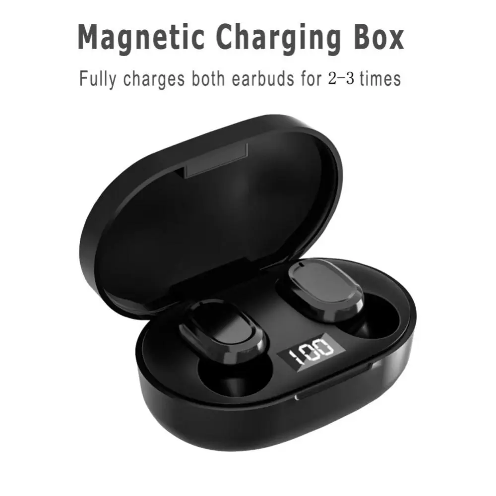 F6S Wireless TWS Bluetooth 5.2 Sports Stereo In-Ear Headphones For Sport Black 6 F6S Wireless TWS Bluetooth 5.2 Sports Stereo In-Ear Headphones For Sport Black - Image 4