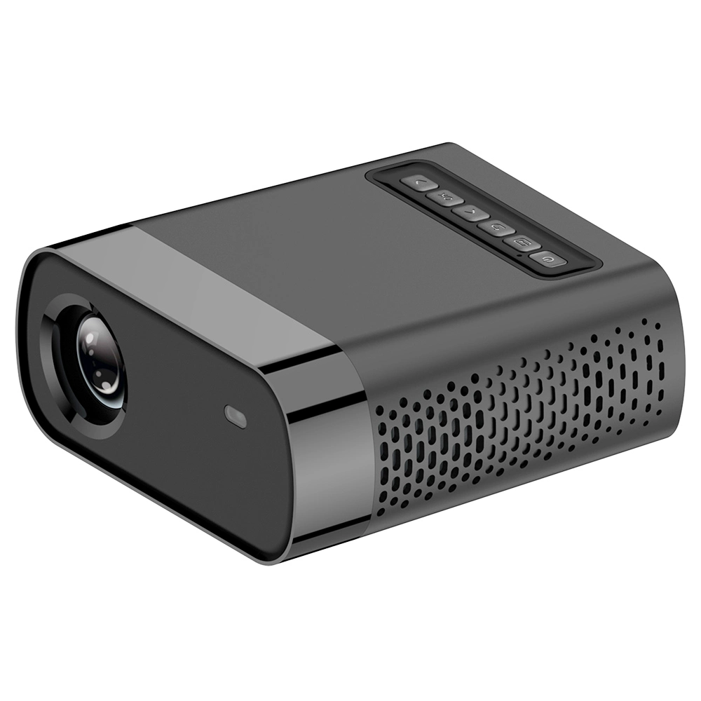 Foqucy GX100 1080P LED Projector, 1800Lumens, 2000:1 Contrast Ratio, Home Media Player - Black 6 Foqucy GX100 1080P LED Projector, 1800Lumens, 2000:1 Contrast Ratio, Home Media Player - Black - Image 4