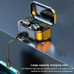 G28 TWS Wireless Bluetooth 5.2 Stereo Sports Headset With Microphone -Headphones & Earphones shop G28 TWS Wireless Bluetooth 5 2 Stereo Sports Headset with Microphone 518648 4