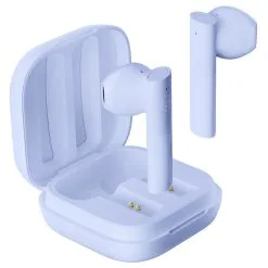 Haylou GT6 TWS Bluetooth 5.2 Wireless Half-in Ear Earbuds AAC HiFi Stero Bass Low Latency Smart Touch Type-C Purple