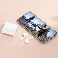 Haylou T19 Qualcomm 3020 Bluetooth 5.0 TWS Earphones AptX AAC Pop Up Pairing APP Control Noise Canceling Wireless Charging In-ear Detection -Headphones & Earphones shop Haylou T19 TWS Bluetooth Earphones 908006