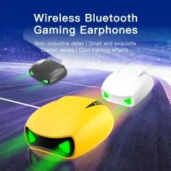 KUMI X2 Pro TWS Bluetooth 5.1 Gaming Earphone With One Touch Key True Wireless Earbuds - Black -Headphones & Earphones shop KUMI X2 Pro TWS Bluetooth 5 1 Gaming Earphone Black 499742 3