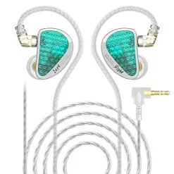 KZ AS16 Pro Wired Earphone In-Ear Balance Armature For Sports Without Microphone - Cyan -Headphones & Earphones shop KZ AS16 Pro Wired Earphone without Microphone Cyan 517160 2