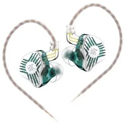 KZ EDS Wired Earphones In-Ear Dual Magnetic Dynamic Drivers HiFi In Ear With Mic For Musician Audiophile - Cyan -Headphones & Earphones shop KZ EDS Wired Earphones In Ear with Mic Cyan 498124 1