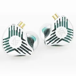 KZ EDS Wired Earphones In-Ear Dual Magnetic Dynamic Drivers HiFi In Ear With Mic For Musician Audiophile - Cyan -Headphones & Earphones shop KZ EDS Wired Earphones In Ear with Mic Cyan 498124 2