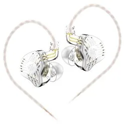 KZ EDS Wired Earphones In-Ear Dual Magnetic Dynamic Drivers HiFi In Ear With Mic For Musician Audiophile - Transparent 6 KZ EDS Wired Earphones In-Ear Dual Magnetic Dynamic Drivers HiFi In Ear With Mic For Musician Audiophile - Transparent -Headphones & Earphones shop KZ EDS Wired Earphones In Ear with Mic Transparent 498125 1