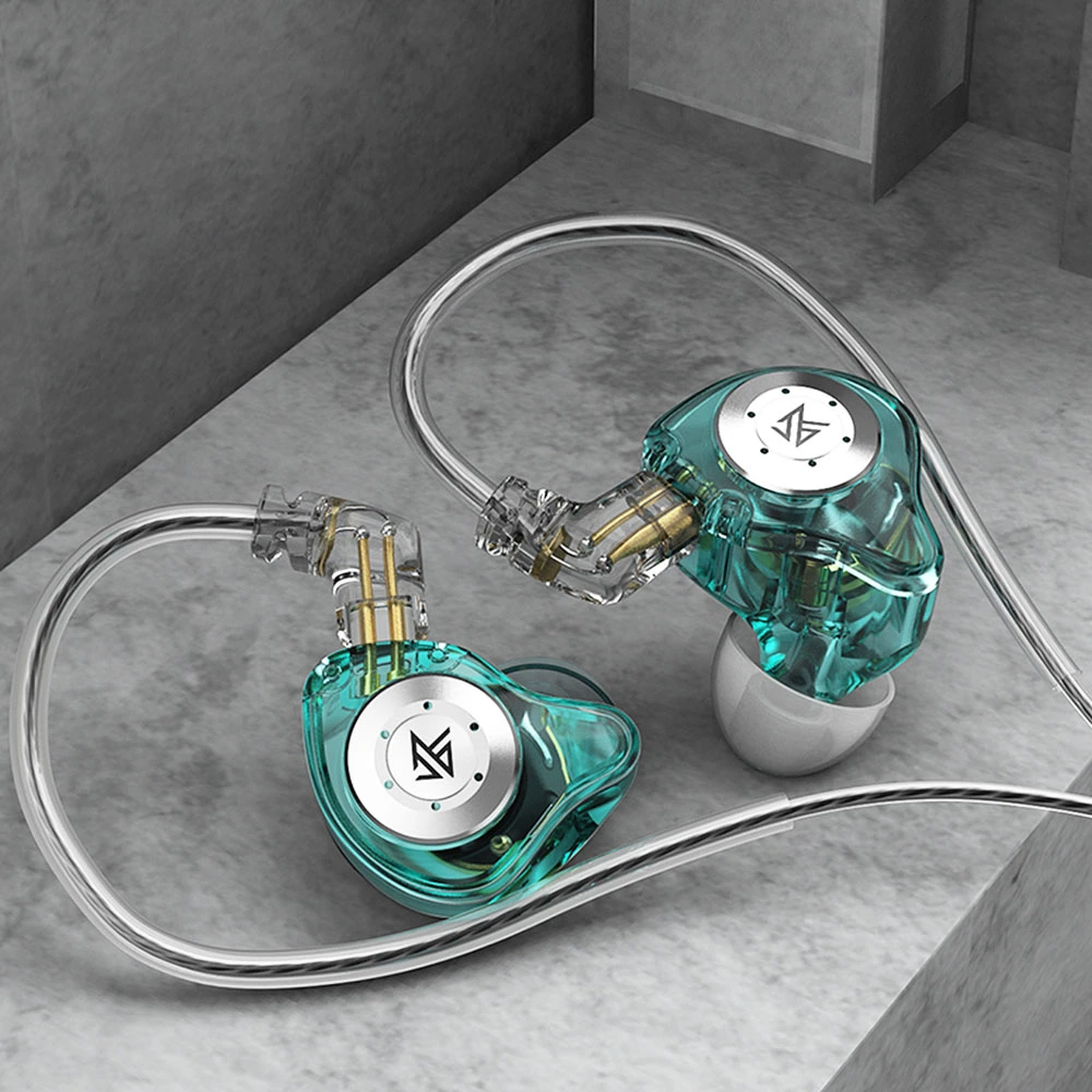 KZ EDX Pro In Ear Wired Earphones HiFi Bass Monitor Headset Noise Cancelling With Mic- Cyan 7 KZ EDX Pro In Ear Wired Earphones HiFi Bass Monitor Headset Noise Cancelling With Mic- Cyan - Image 5