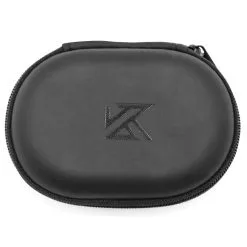 KZ Oval Case Protective Bag For Earphone Storage Portable - Black -Headphones & Earphones shop KZ Oval Case Protective Bag for Earphone Storage Portable Black 498151 3
