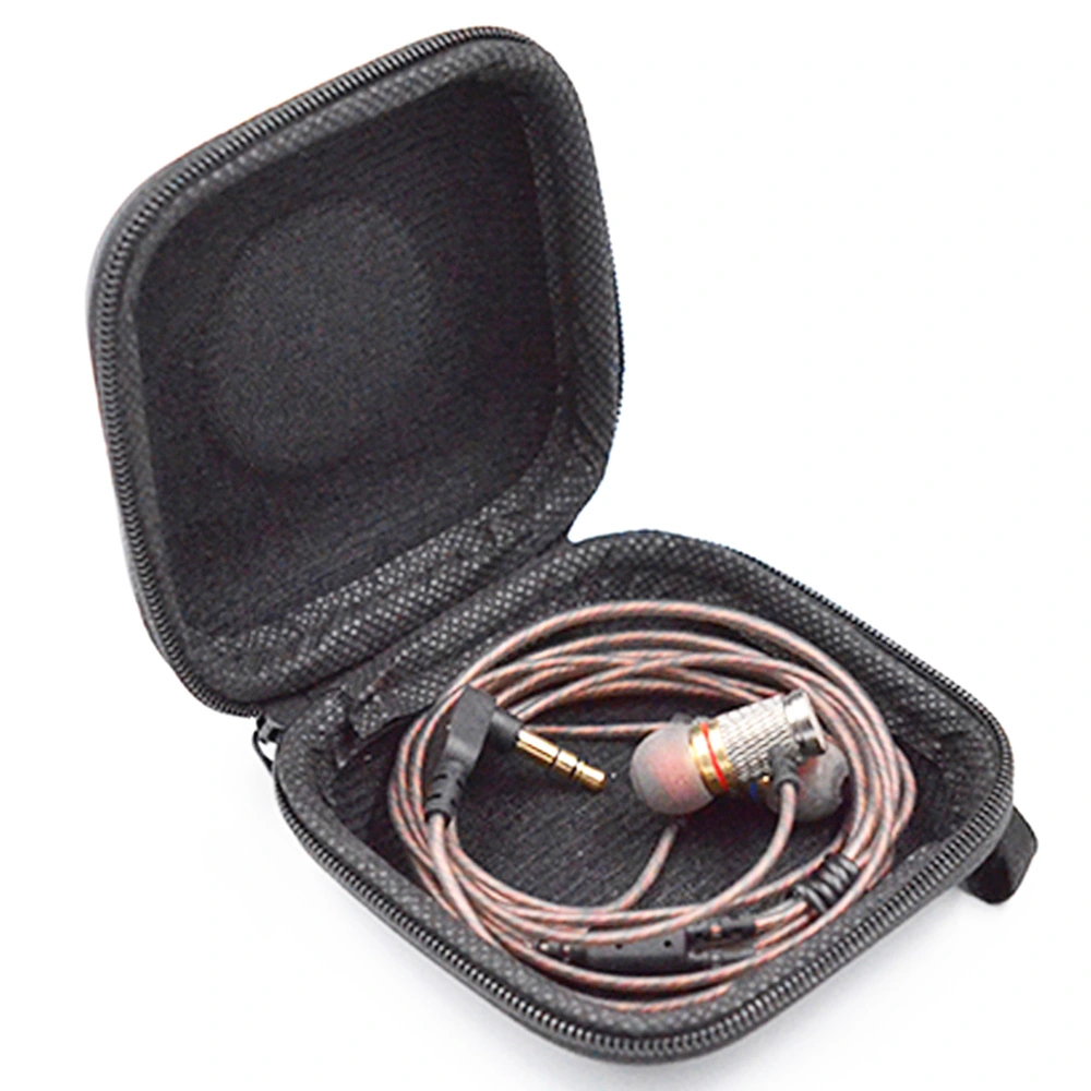 KZ PU Protective Case For Earphone Storage Portable - Black 24 KZ PU Protective Case For Earphone Storage Portable - Black - Image 2