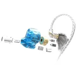 KZ ZAX In Ear Wired Earphones 1DD+7BA HiFi Bass Monitor Headset Hybrid Technology Noise Cancelling With Mic- Silver -Headphones & Earphones shop KZ ZAX Wired Earphone 1DD 7BA HiFi Bass with Mic Silver 498110 5