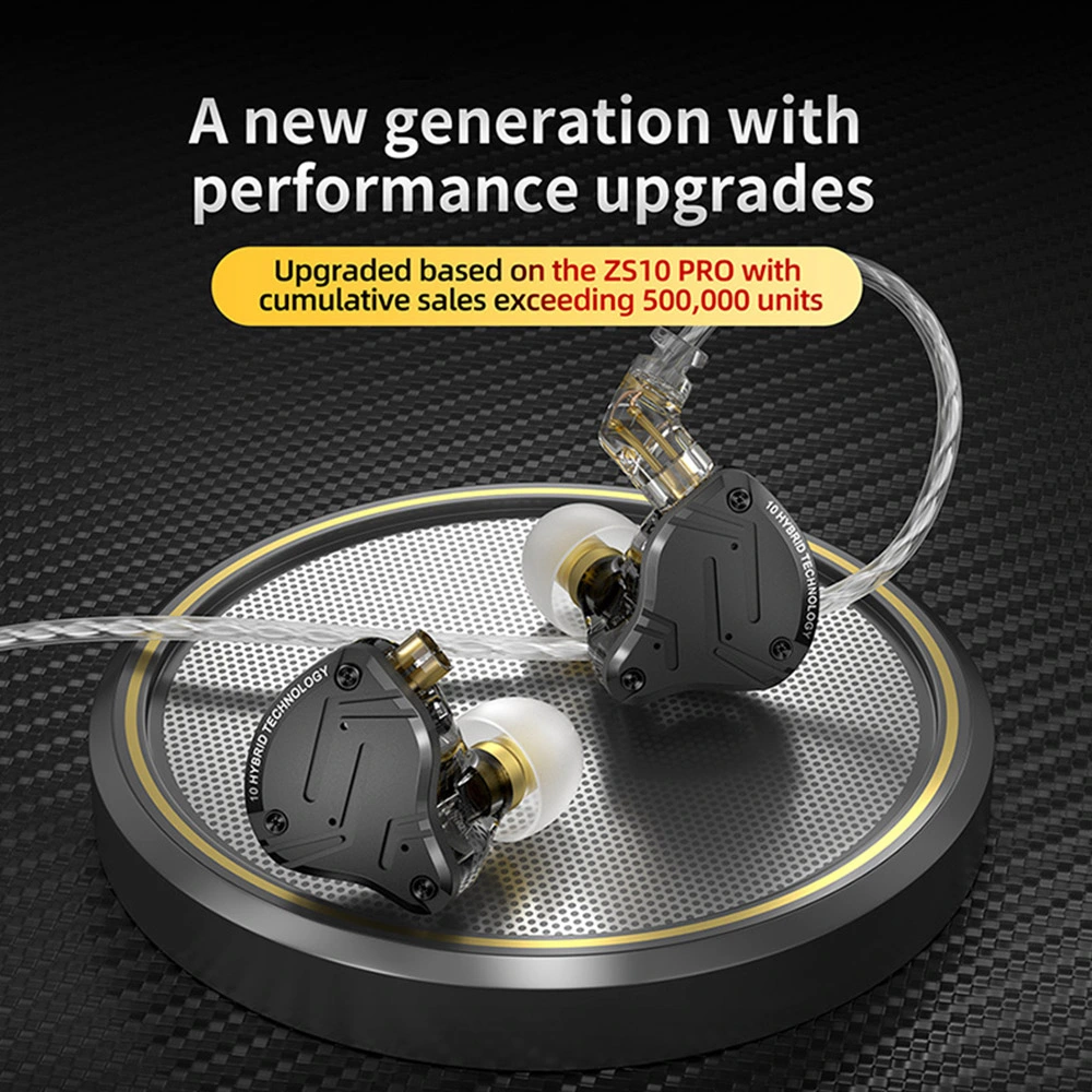 KZ ZS10 Pro X Wired Earphone In-Ear Hybrid Technology For Sports With Microphone 8 KZ ZS10 Pro X Wired Earphone In-Ear Hybrid Technology For Sports With Microphone - Image 6