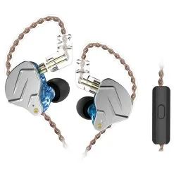 KZ ZSN Pro Wired Earphone Hybrid Technology In-ear HiFi Bass Earbuds With Mic - Blue
