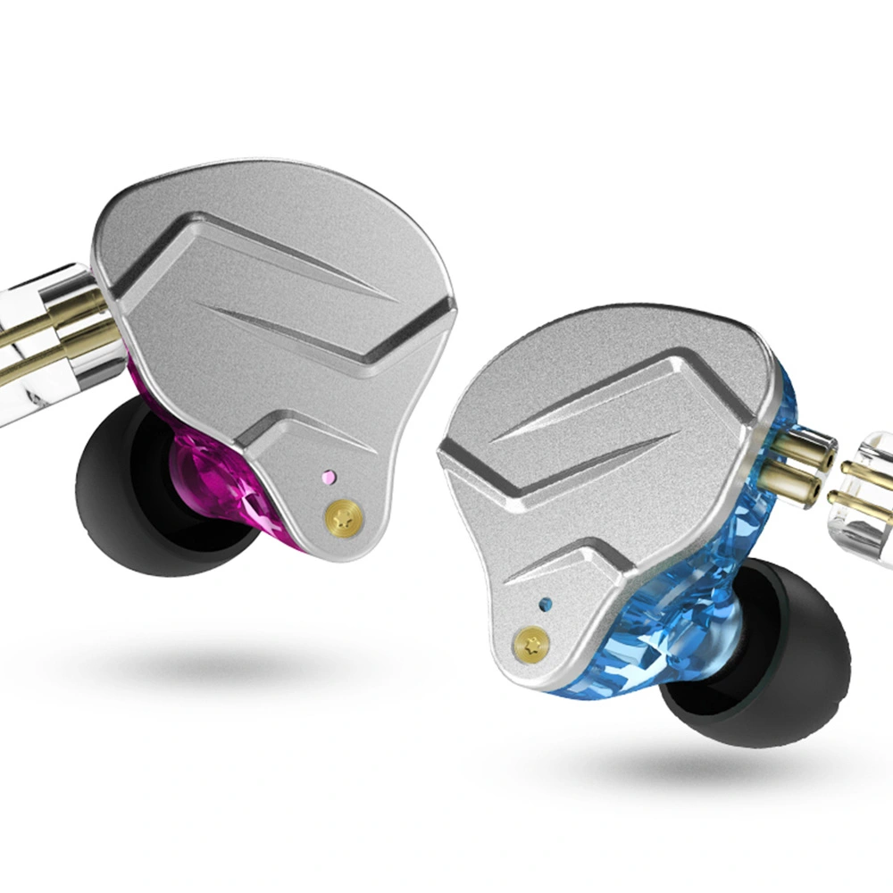 KZ ZSN Pro Wired Earphone Hybrid Technology In-ear HiFi Bass Earbuds With Mic - Blue 6 KZ ZSN Pro Wired Earphone Hybrid Technology In-ear HiFi Bass Earbuds With Mic - Blue - Image 4