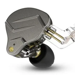 KZ ZSN Pro Wired Earphone Hybrid Technology In-ear HiFi Bass Earbuds With Mic - Grey 8 KZ ZSN Pro Wired Earphone Hybrid Technology In-ear HiFi Bass Earbuds With Mic - Grey -Headphones & Earphones shop KZ ZSN Pro Wired Earphone with Mic Grey 498100 1