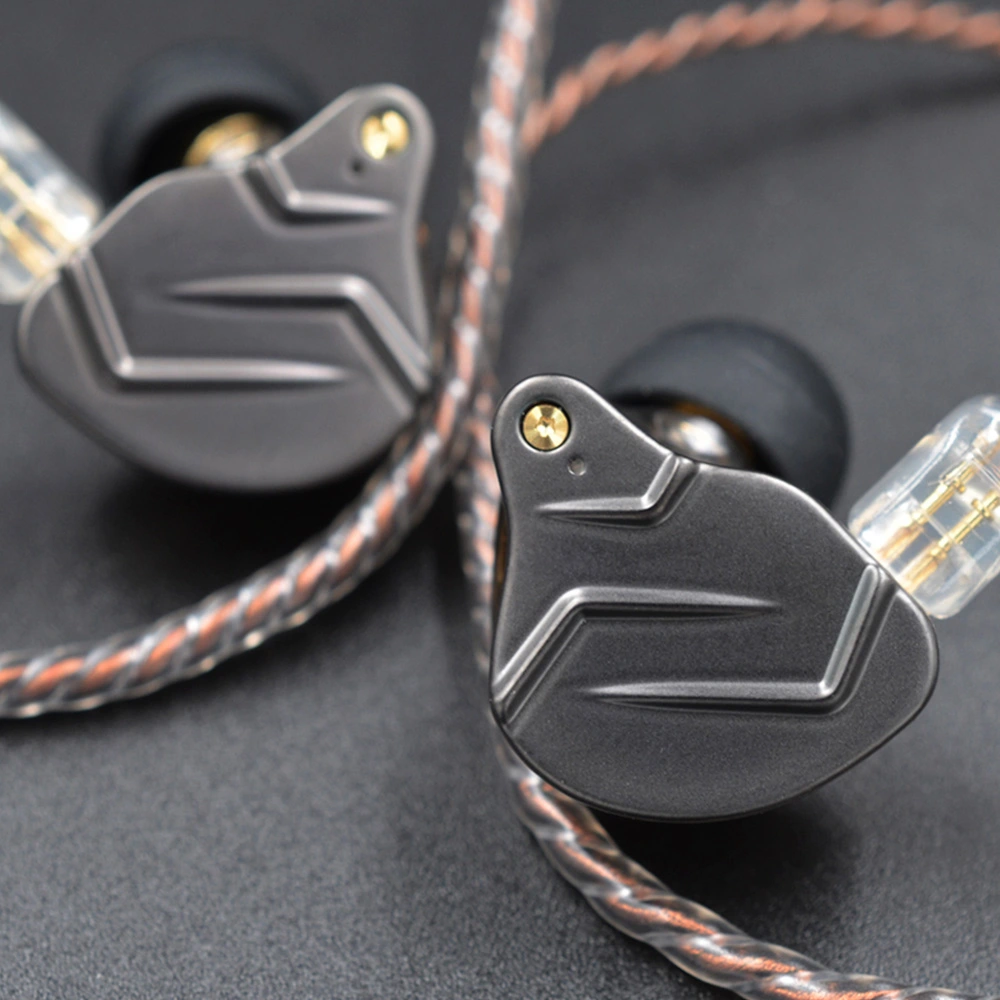 KZ ZSN Pro Wired Earphone Hybrid Technology In-ear HiFi Bass Earbuds With Mic - Grey 7 KZ ZSN Pro Wired Earphone Hybrid Technology In-ear HiFi Bass Earbuds With Mic - Grey - Image 5