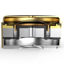 KZ ZSN Pro X Metal Earphones 1BA+1DD Hybrid Technology HiFi Bass Earbuds With Mic- Golden -Headphones & Earphones shop KZ ZSN Pro X Metal Earphones 1BA 1DD Hybrid technology Golden 498104 3