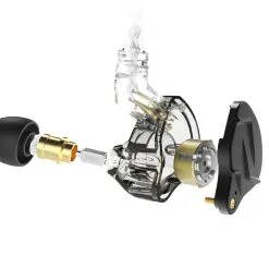 KZ ZSN Pro X Metal Earphones 1BA+1DD Hybrid Technology HiFi Bass Earbuds With Mic- Golden -Headphones & Earphones shop KZ ZSN Pro X Metal Earphones 1BA 1DD Hybrid technology Golden 498104 4