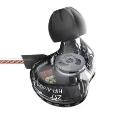 KZ ZST Wired Earphone Hybrid Technology In-ear Sport Bass Noise Cancelling Headset With Mic- Black -Headphones & Earphones shop KZ ZST Wired Earphone Hybrid Technology with Mic Black 498087 2