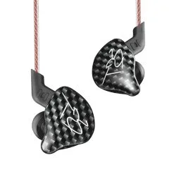 KZ ZST Wired Earphone Hybrid Technology In-ear Sport Bass Noise Cancelling Headset With Mic- Black -Headphones & Earphones shop KZ ZST Wired Earphone Hybrid Technology with Mic Black 498087 3