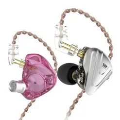 KZ ZSX Terminator Metal In Ear Earphones 12 Units Hybrid 5BA+1DD HIFI Bass Wired Earbuds With Mic- Black -Headphones & Earphones shop KZ ZSX Terminator Metal In Ear Earphones with Mic Black 498106 3