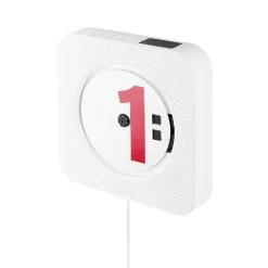 Headphones & Earphones shop -Headphones & Earphones shop Kecag KC 808 Wall Mountable CD Player White 499400 1