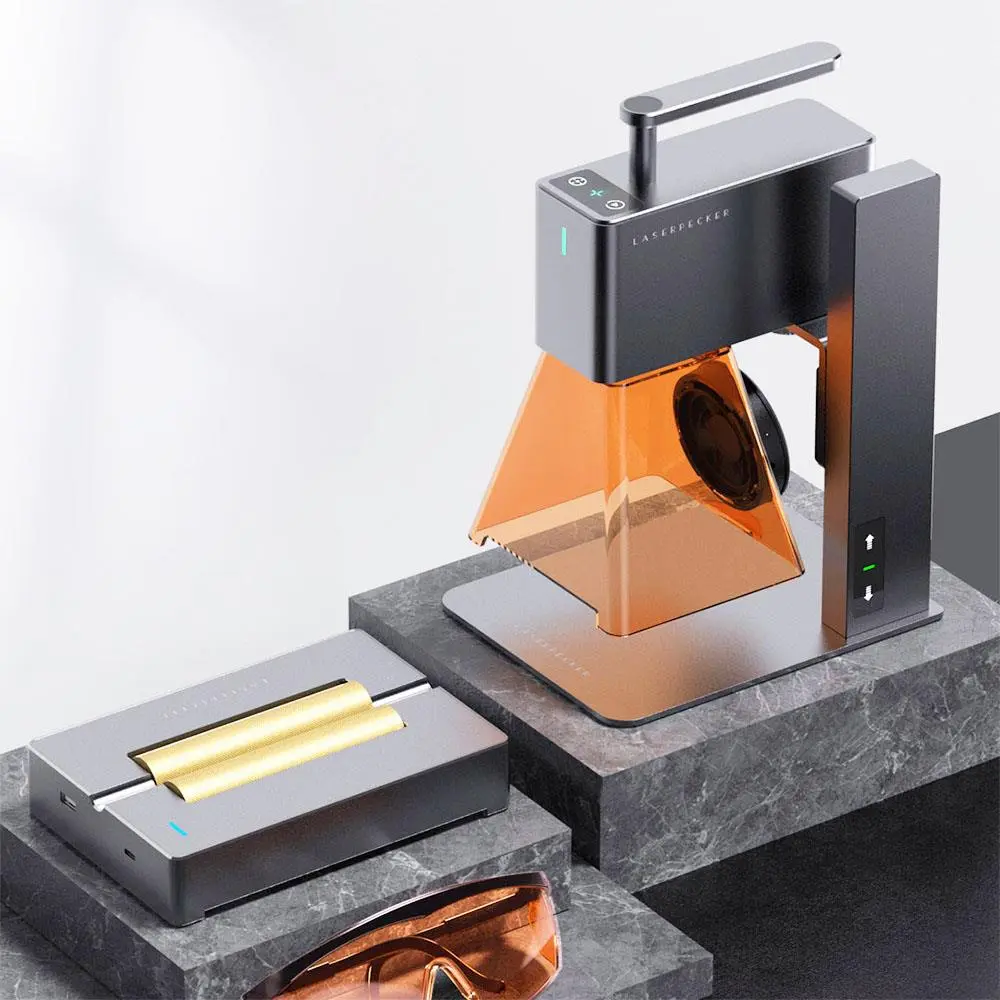LaserPecker 2 Pro Handheld Laser Engraver Cutter With Auxiliary Booster, UK Plug 6 LaserPecker 2 Pro Handheld Laser Engraver Cutter With Auxiliary Booster, UK Plug - Image 4