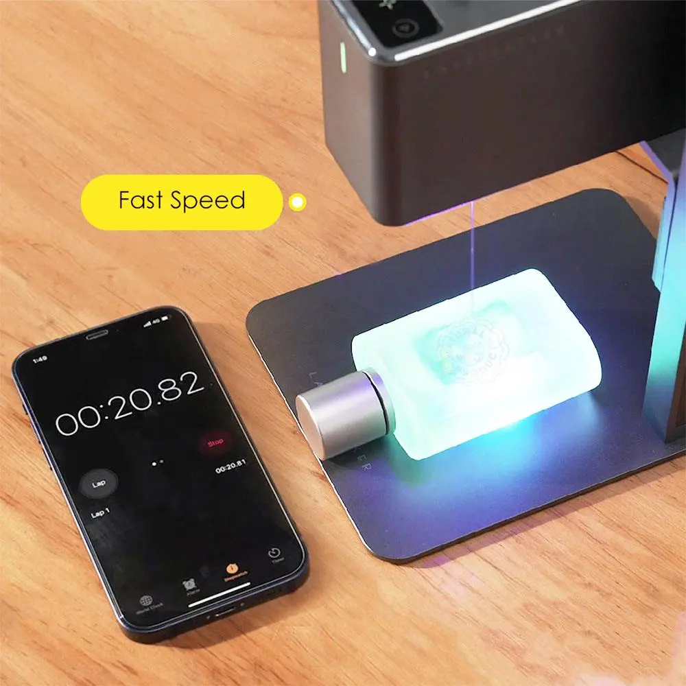 LaserPecker 2 Pro Handheld Laser Engraver Cutter With Auxiliary Booster, US Plug 7 LaserPecker 2 Pro Handheld Laser Engraver Cutter With Auxiliary Booster, US Plug - Image 5